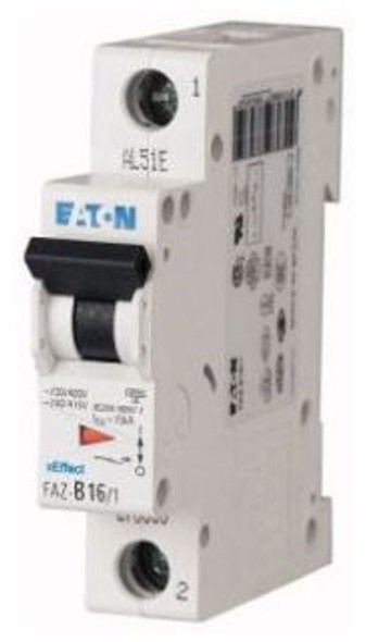 Eaton FAZ-C25/1 Miniature Circuit Breakers (MCBs) FAZ 1P 25A 277V 50/60Hz 1Ph