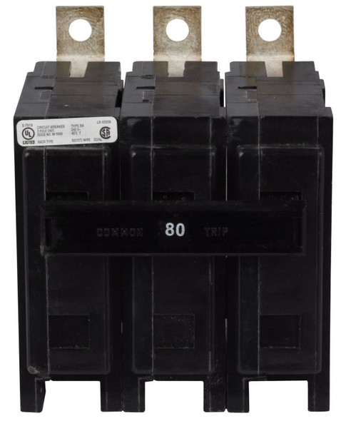 Eaton BAB3100HV Miniature Circuit Breakers (MCBs) BA 3P 100A 240V 50/60Hz 3Ph Eaton BAB3100HV Miniature Circuit Breakers (MCBs) BA 3P 100A 240V 50/60Hz 3Ph