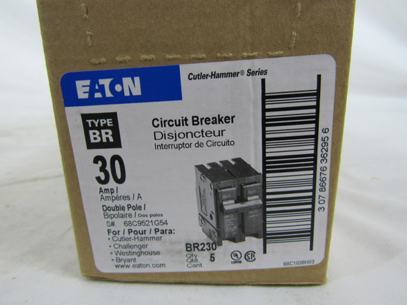 Eaton BR230 Miniature Circuit Breakers (MCBs)