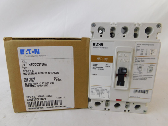 Eaton HFDDC3150W Molded Case Breakers (MCCBs)