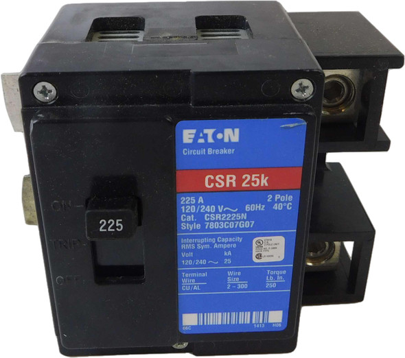 Eaton CSR2225N Main Breakers CSR 2P 225A 240V 50/60Hz 1Ph EA