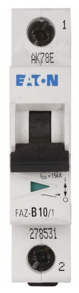 Eaton FAZ-C1/1-SP Miniature Circuit Breakers (MCBs) FAZ 1P 1A 277V 50/60Hz 1Ph EA