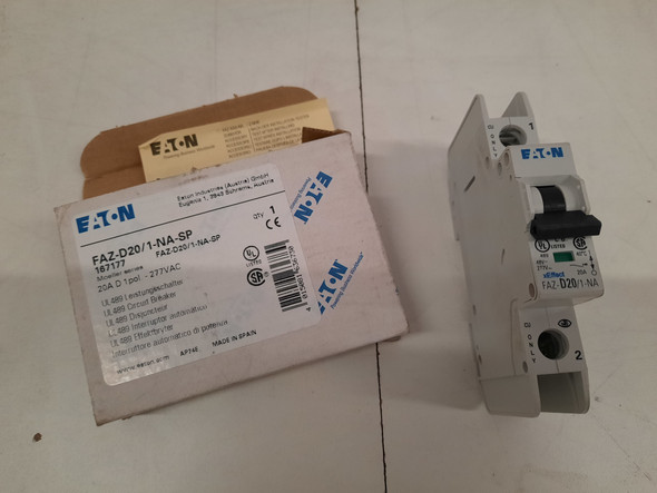 Eaton FAZ-D20/1-NA-SP Miniature Circuit Breakers (MCBs)