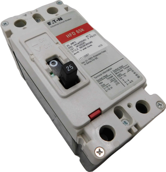 Eaton HFD2025 Molded Case Breakers (MCCBs)