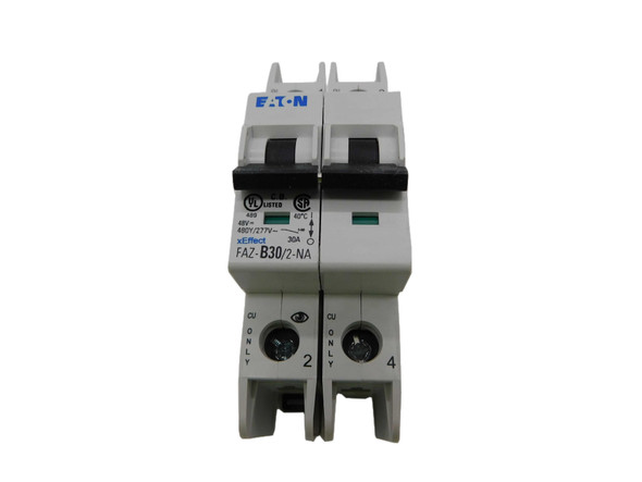Eaton FAZ-B30/2-NA Miniature Circuit Breakers (MCBs) FAZ 2P 30A 277V 50/60Hz 1Ph