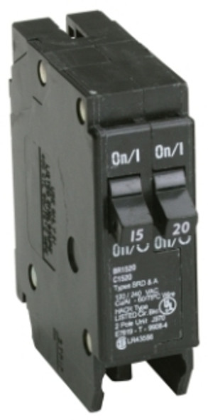 Eaton BR1520 Miniature Circuit Breakers (MCBs) 1P 15A/20A 240V EA