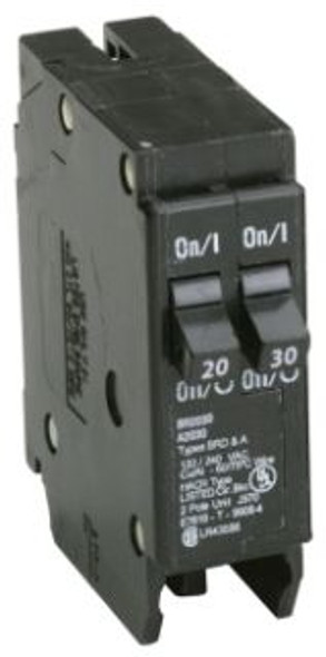 Eaton BR2030 Miniature Circuit Breakers (MCBs) 2P 20/30A EA