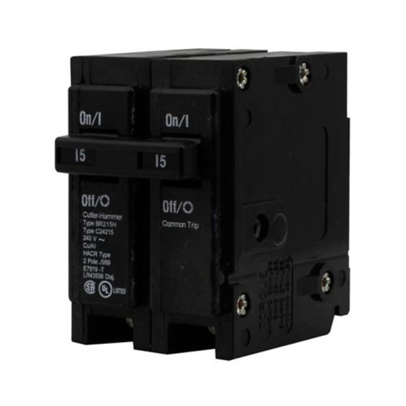 Eaton BR210 Miniature Circuit Breakers (MCBs) BR 2P 10A 240V 50/60Hz 1Ph EA