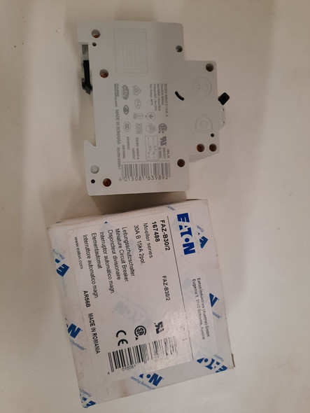 Eaton FAZ-B30/2 Miniature Circuit Breakers (MCBs) FAZ 2P 30A 277V 50/60Hz 1Ph