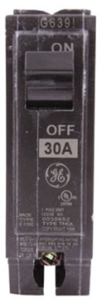 GENERAL ELECTRIC THQL1130 Miniature Circuit Breakers (MCBs) 1P 30A 120V EA