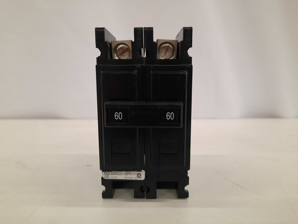 Eaton QC2060 Miniature Circuit Breakers (MCBs) QC 2P 60A 240V 50/60Hz 1Ph EA