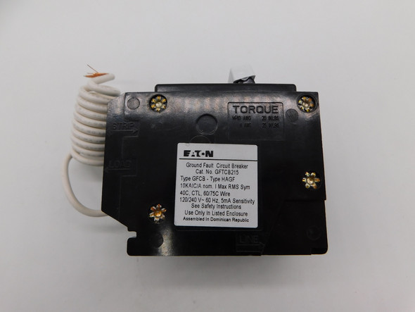 Eaton GFTCB215 Miniature Circuit Breakers (MCBs)