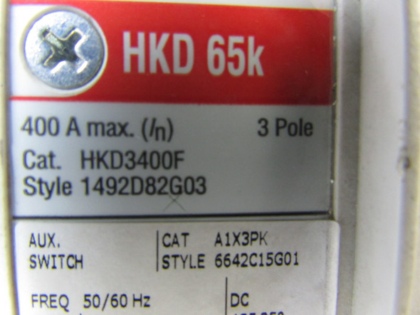 Eaton HKD3125 Molded Case Breakers (MCCBs)