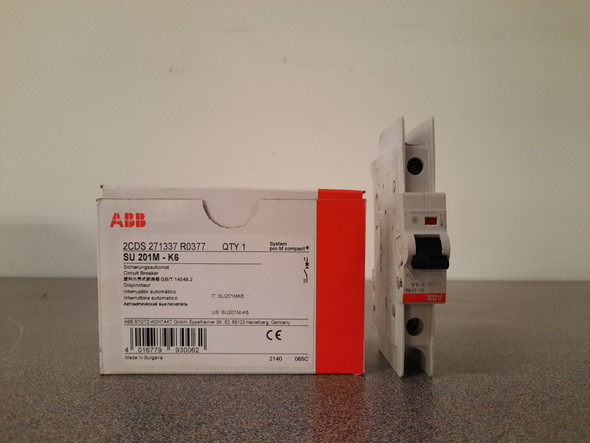 Abb SU201M-K6 Miniature Circuit Breakers (MCBs) 1P 6A 240V