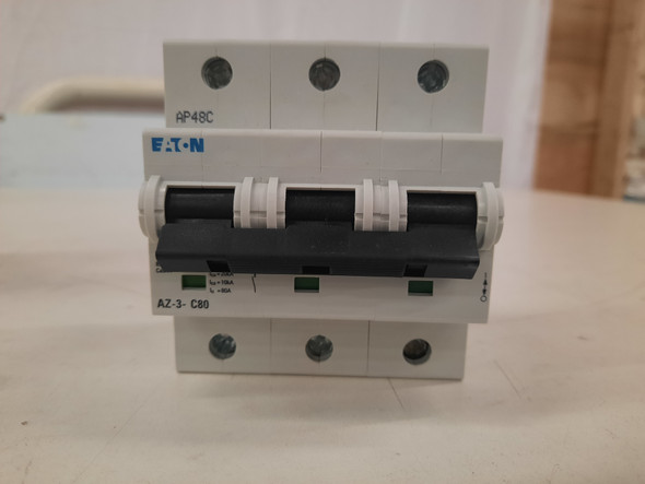 Eaton AZ-3-C80 Miniature Circuit Breakers (MCBs) FAZ 3P 80A 120/240V 50/60Hz 3Ph