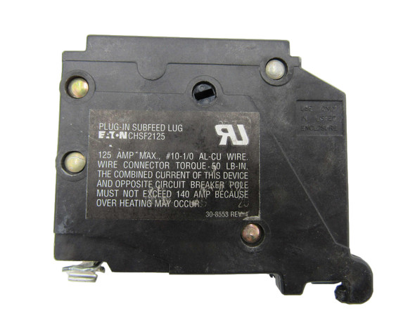 Eaton CHSF2125 Miniature Circuit Breakers (MCBs) 2P 125A 120/240V EA