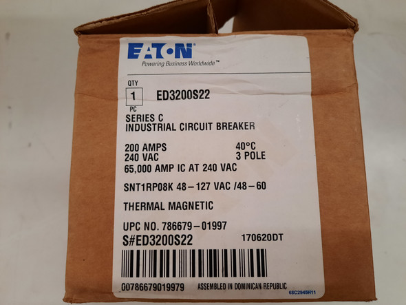 Eaton ED3200S22 Molded Case Breakers (MCCBs)