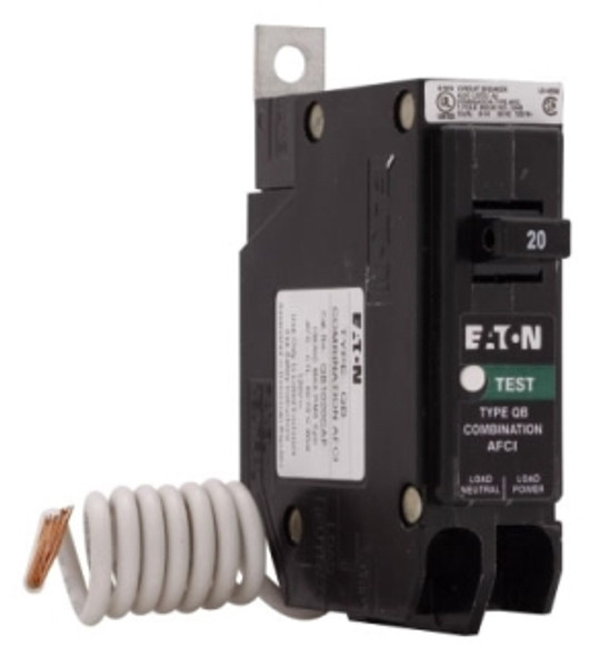 Eaton QB1015CAF Miniature Circuit Breakers (MCBs) QB 1P 90A 120V 50/60Hz 1Ph EA