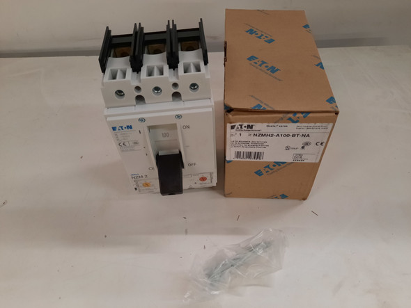 Eaton NZMH2-A100-BT-NA Molded Case Breakers (MCCBs) NZMH2 3P 100A 690V 50/60Hz 3Ph