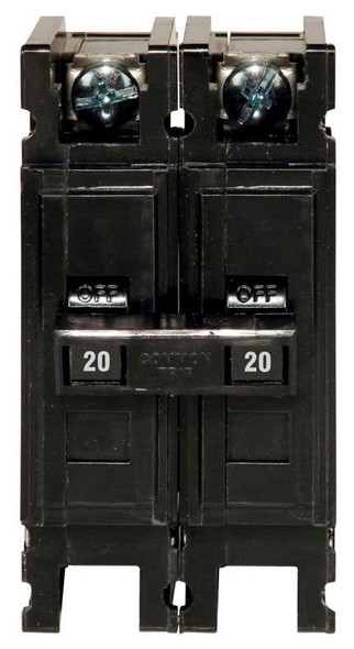 Eaton QC2020H Miniature Circuit Breakers (MCBs) QC 2P 20A 240V 50/60Hz 1Ph EA