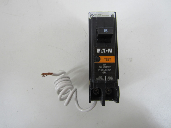 Eaton BRN115EP Miniature Circuit Breakers (MCBs) BR 1P 15A 120V 50/60Hz 1Ph EA