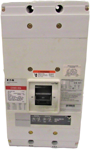 Eaton CHND312T36WC11 Molded Case Breakers (MCCBs) CHND 3P 1200A 600V 50/60Hz 3Ph N Frame w/ Ground Fault Wiring