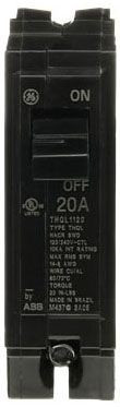 GE THQL1120 Miniature Circuit Breakers (MCBs)