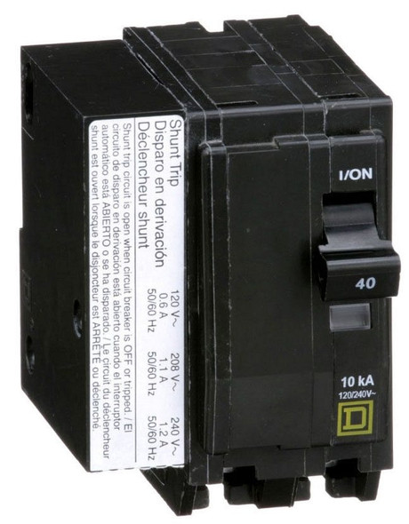 Square D QO2401021 Miniature Circuit Breakers (MCBs) QO 2P 40A 240V 50/60Hz 1Ph Square D QO2401021 Miniature Circuit Breakers (MCBs) QO 2P 40A 240V 50/60Hz 1Ph