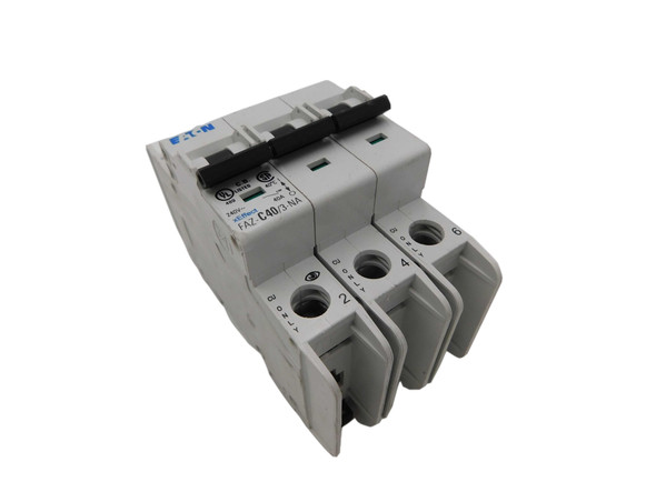 Eaton FAZ-C40/3-RT Miniature Circuit Breakers (MCBs) FAZ 3P 40A 240V  50/60Hz 3Ph