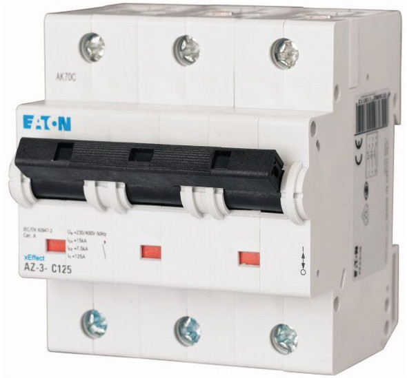 Eaton AZ-3-D100 Miniature Circuit Breakers (MCBs) FAZ 3P 100A 120/240V 50/60Hz 3Ph