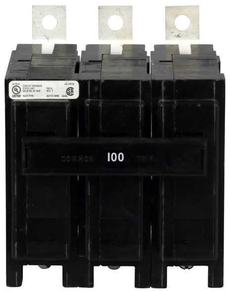 Eaton QBHW3100H Miniature Circuit Breakers (MCBs) 3P 100A 240V EA