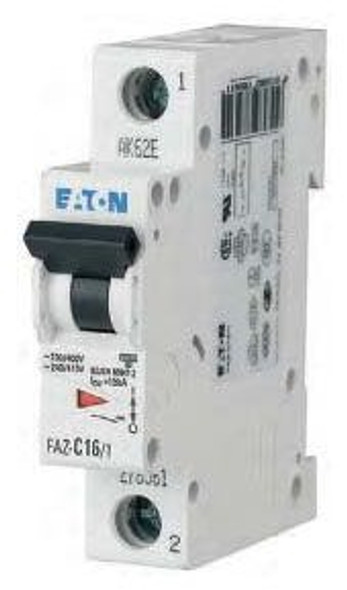 Eaton FAZ-C5/1 Miniature Circuit Breakers (MCBs) FAZ 1P 5A 480V 50/60Hz 1Ph