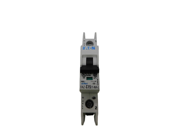 Eaton FAZ-C15/1-NA-L Miniature Circuit Breakers (MCBs) 1P 15A 240V EA