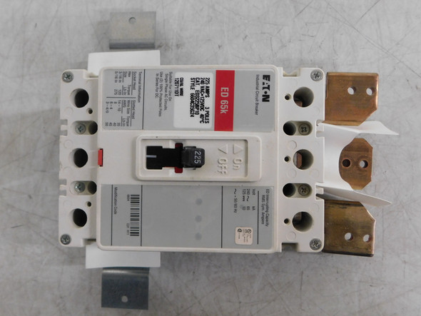 Eaton BKED225B Molded Case Breakers (MCCBs) Panel Board 3P 225A 240VAC 50/60Hz
