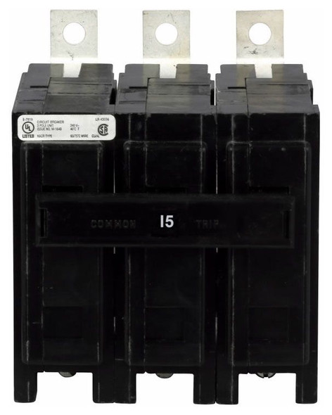 Eaton QBHW3015H Miniature Circuit Breakers (MCBs) 3P 15A EA