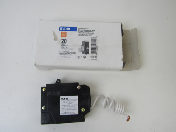 Eaton CLGF120 Miniature Circuit Breakers (MCBs) CL 1P 20A 120V 50/60Hz 1Ph EA