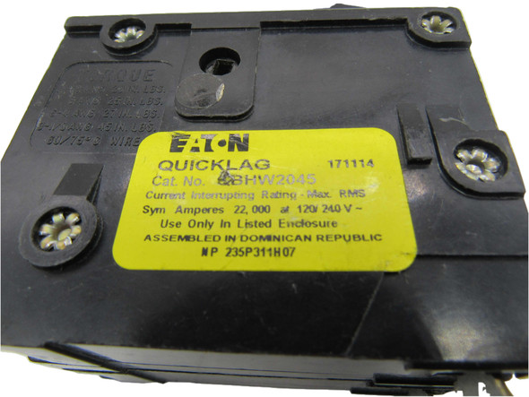 Eaton QBHW2045 Miniature Circuit Breakers (MCBs)