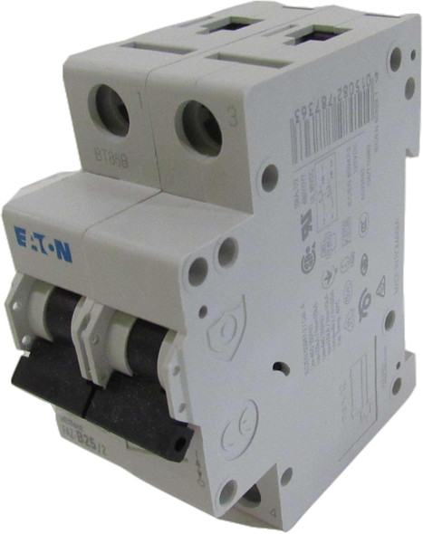 Eaton FAZ-B25/2 Miniature Circuit Breakers (MCBs) FAZ 2P 25A 480V 50/60Hz 1Ph EA B Curve