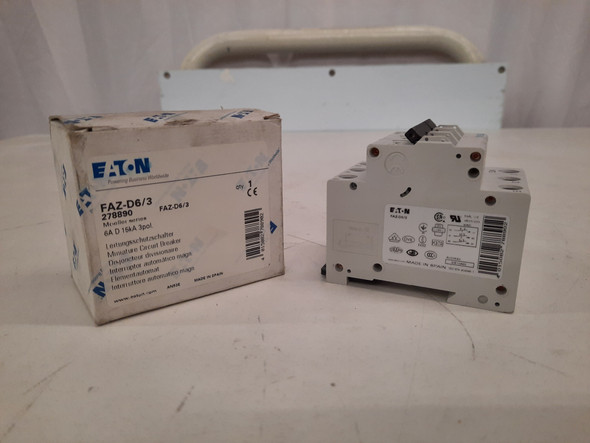 Eaton FAZ-D6/3 Miniature Circuit Breakers (MCBs)