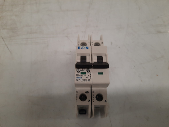 Eaton FAZ-C30/2-RT Miniature Circuit Breakers (MCBs) FAZ 2P 30A 277V 50/60Hz 1Ph EA