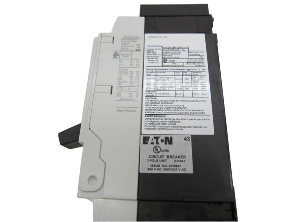Eaton NZMH2-AF250-NA Molded Case Breakers (MCCBs)