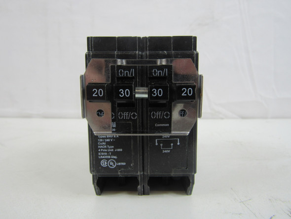 Eaton BRDC220230 Miniature Circuit Breakers (MCBs) BR 2P 20A/30A 240V 50/60Hz 1Ph Eaton BRDC220230 Miniature Circuit Breakers (MCBs) BR 2P 20A/30A 240V 50/60Hz 1Ph