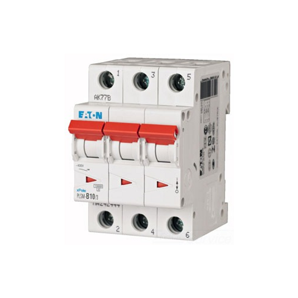 Eaton PLSM-C10/3-MW Miniature Circuit Breakers (MCBs) 10A 50/60Hz EA