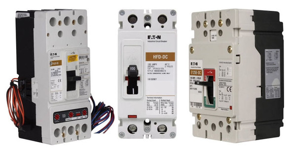 Eaton HFDDC2015L Molded Case Breakers (MCCBs) HFD 2P 15A 600V 50/60Hz 2Ph F Frame EA