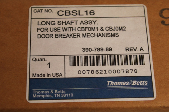 Thomas & Betts CBSL16 Circuit Breaker Accessories EA