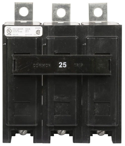 Eaton BAB3025H Miniature Circuit Breakers (MCBs) BAB 3P 25A 240V 50/60Hz 3Ph EA