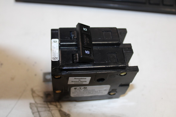 Eaton BAB2015H Miniature Circuit Breakers (MCBs) BA 2P 15A 120/240V 50/60Hz 1Ph EA