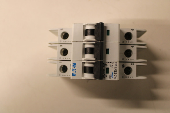 Eaton FAZ-C15/3-NA-L Din Rail Mounted Circuit Breakers EA