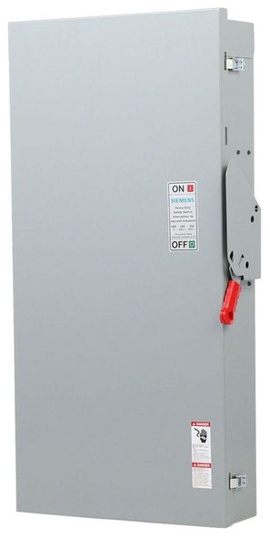 Siemens HF326NA Safety Switches HF 3P 600A 240V 50/60Hz 3Ph Fusible 4Wire NEMA 1
