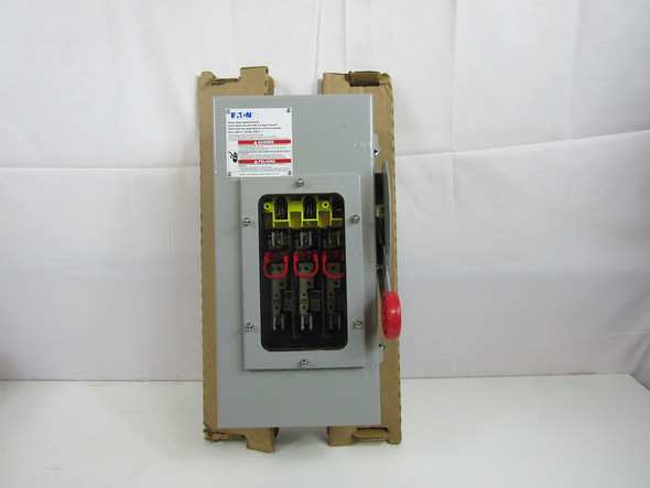 Eaton DH361FDKW Safety Switches DH 3P 30A 600V 50/60Hz 3Ph Fusible w/o Neutral 3Wire NEMA 3R/12